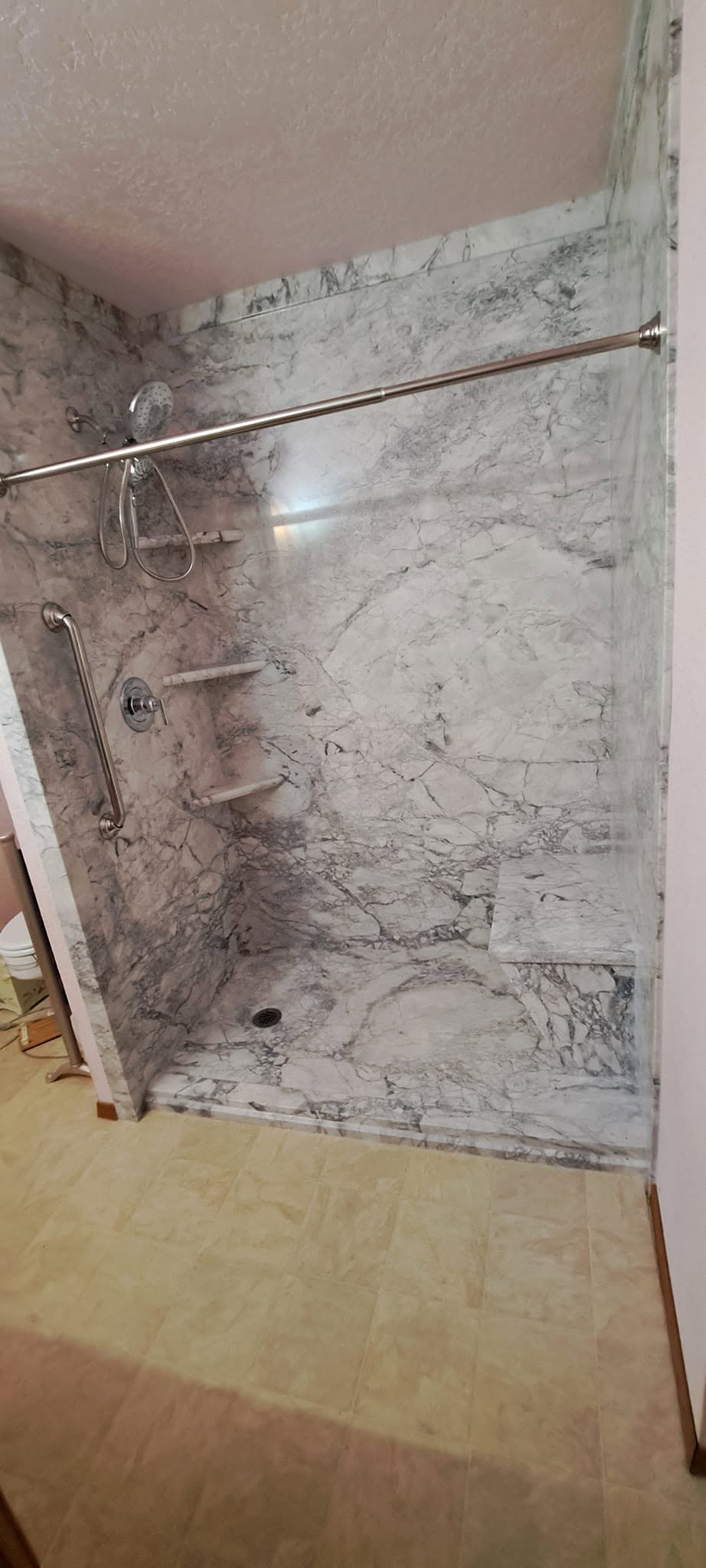 Shower remodel after