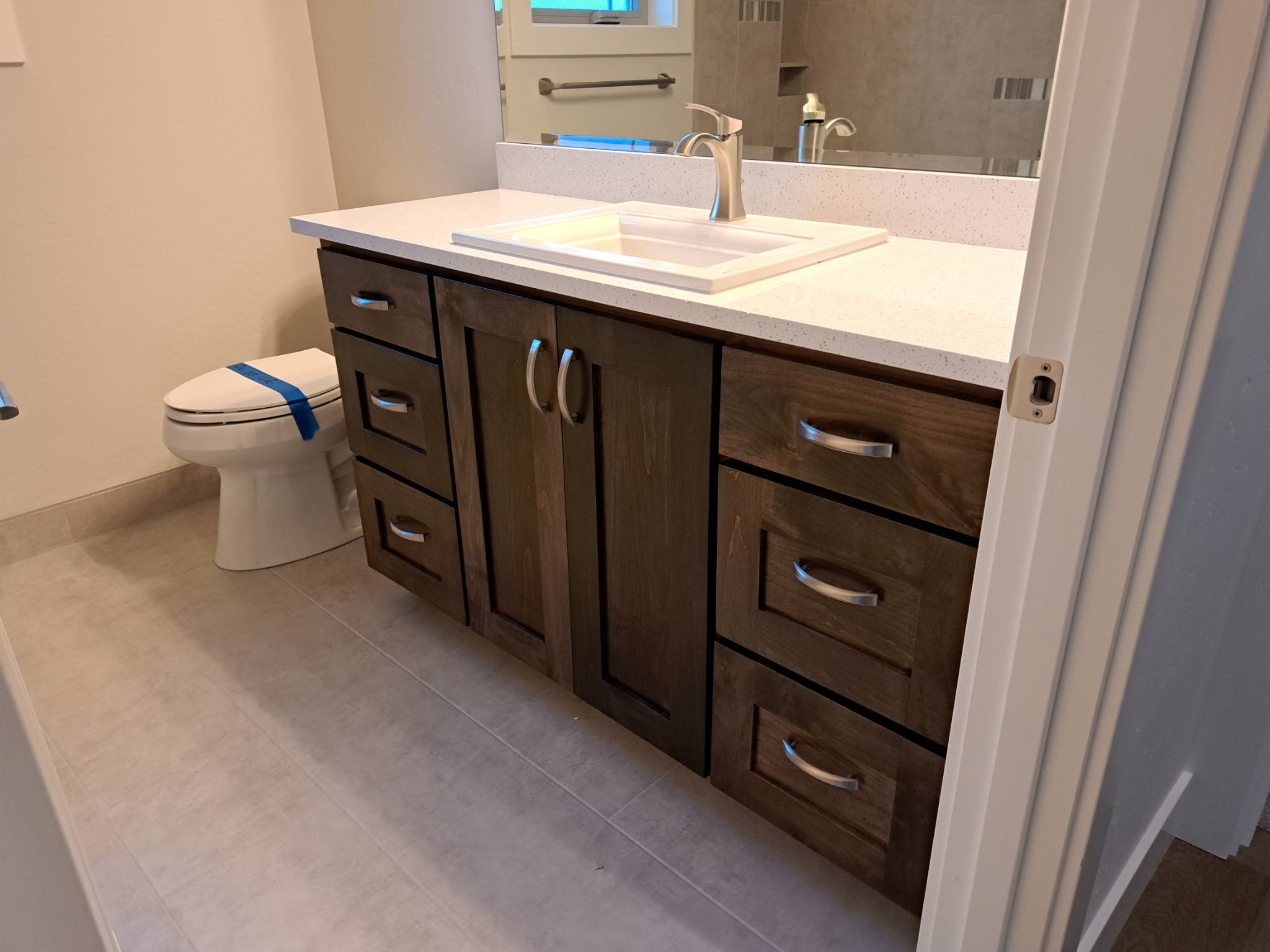 Bathroom vanity cabinet remodel
