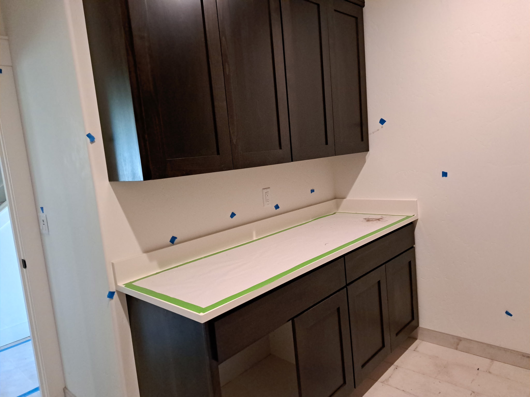 Handmade custom shelf remodel