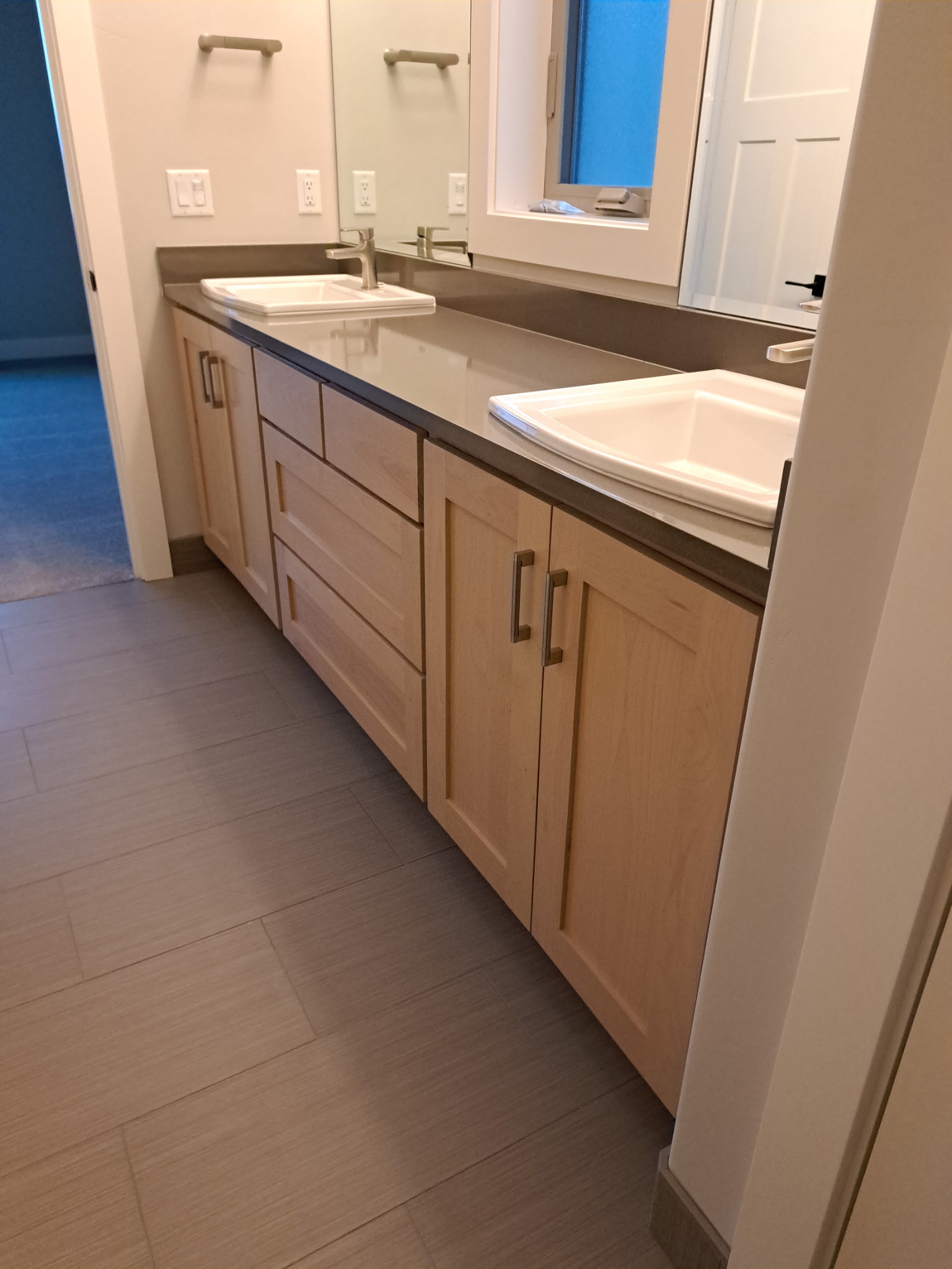 Bathroom sink and cabinet remodel