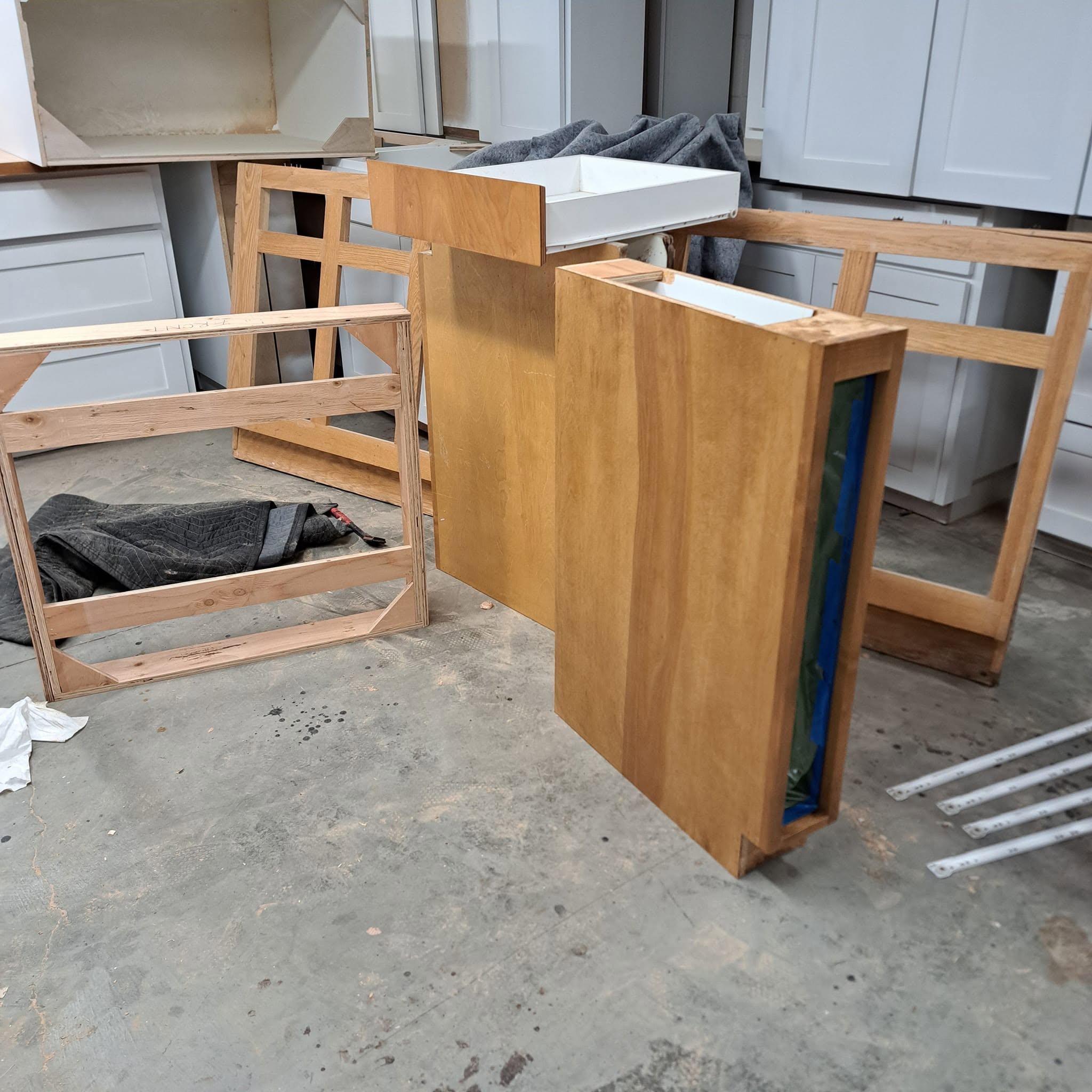 Handmade cabinet finish work